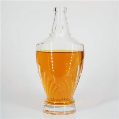 Kristalwit glasbottels